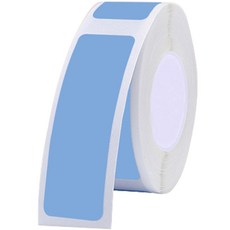 BARABOGO P12 標籤印表機專用標籤紙 分離式標籤 藍色 12 x 40 mm, 150格, 1個