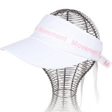 티오프 여성용 럭스골프 레터링 리본 골프모자 TOACC001, 핑크