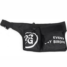 Green Queen 女性奢華高爾夫Buddy腰包 GQACC004, 1個, 黑色