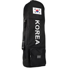 國家代表太極旗輪型高爾夫球包航空套, 黑色