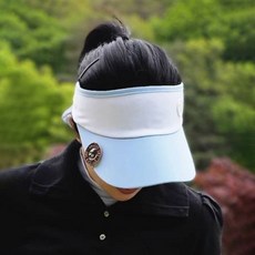 Tee-off 女士 Luxe Golf 撞色蝴蝶結高爾夫球帽 TOACC002, TOACC002 天空藍