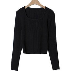 린다샵 여성용 쿠에르 스퀘어넥 골지 긴팔 티셔츠 cpt13080k37