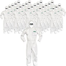 Guardman PP連身工作服, 白色, 24個