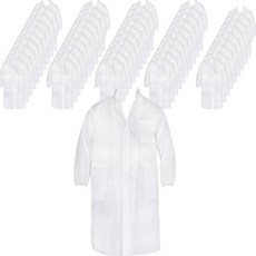 GUARDMAN 工業現場不織布實驗袍, 50個, 白色