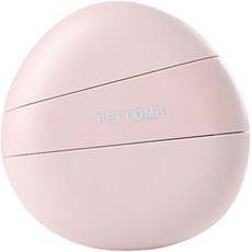 PASTEL PET 鵝卵石造型三合一寵物脫毛梳, 粉色, 1個