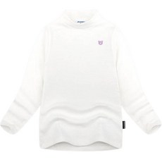 JELISPOON 童款果凍熊基本素色中高領上衣