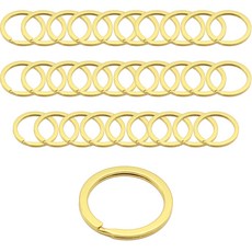 扁平雙O環 內徑24mm, 檸檬金色, 30個