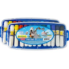 DONG-A 韓國呆呆熊水彩顏料組, 108ml, 12 種顏色