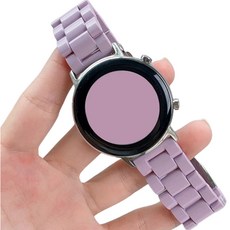 아이엠판다 갤럭시워치 호환 파스텔 스트랩 시계줄 20mm, 라벤더, 1개