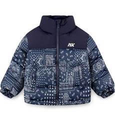 JELISPOON 童款佩斯利變形蟲印花保暖外套