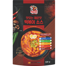 Tteokbulking 辣炒年糕調理醬包 微辣, 500g, 1個
