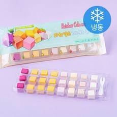 레인보우큐브 과채담은 레인보우 큐브 MIX (냉동), 80g, 1개