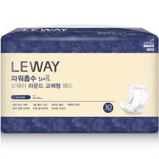 Mirae Well life Le-way 圓形替換型成人護墊 加寬, 30入, 1個