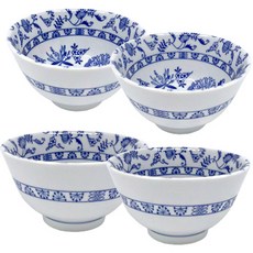 Tzvibael芥末碗飯碗組, 小碗 2個+大碗 2個, 混色