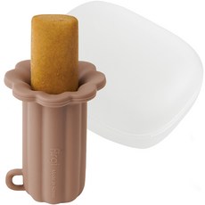 Firgi 寶寶零食套+收納盒組, 無奶嘴, 巧克力棕, 1組