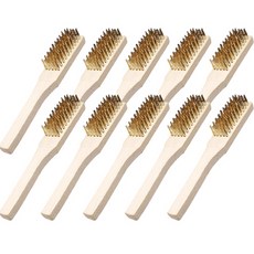 World Clean 木柄鋼絲刷 特大號, 混合顏色, 10個