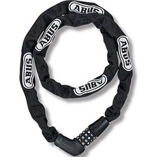 ABUS 自行車鍊條鎖號碼鑰匙鎖 5805c 110cm, 黑色, 1個