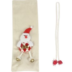 海洋碼頭聖誕葡萄酒包裝織品裝飾, D