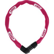 ABUS 自行車鏈條鎖 密碼鎖 TRESOR 1385 85cm, 珊瑚紅, 1個