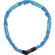 ABUS 自行車鏈條鎖 密碼鎖 4804c 75cm, 藍色, 1個