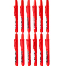 마이펜 마이노크 유성매직 M, 빨강, 12개