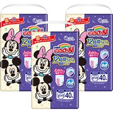 GOO.N 大王 迪士尼版強力吸收褲型尿布男女通用, 120張, 特大號 (XL)