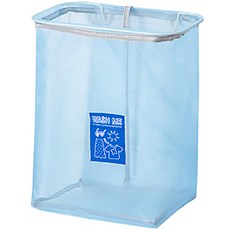 PDS 家用透明可視壁掛式洗衣籃, 藍色