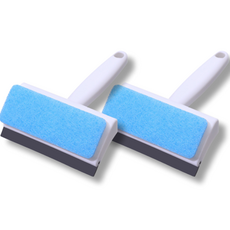 꼬까 간편한 2ni1 욕실 화장실 수세미 스퀴지, 2개