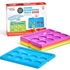 hand2mind Learning Resources 自然發音托盤玩具 IN95910, 混合顏色