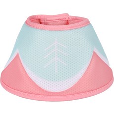 PASTEL PET 寵物花朵充氣頸圈, 粉紅色