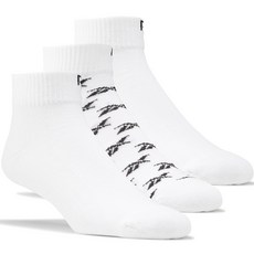 리복 남녀공용 CL FO 발목 양말 3켤레 세트, 아이보리, 1세트