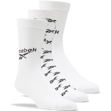 Reebok 銳步 CL FO 中筒襪, 白色