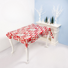 海洋碼頭聖誕裝飾一次性桌布 B, 1入, 1個