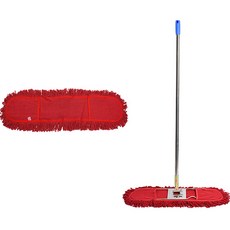 Clean Mate 油汙拖把 2入 + 拖把桿套組 90cm, 1套