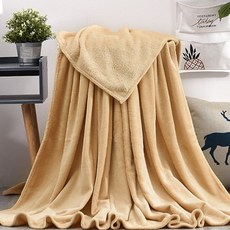 이브리영 포근한 극세사 담요 겨울 캠핑 블랭킷