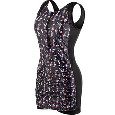 koogi adventure 女性水中有氧運動半拉鍊室內泳裝 KS-Q8506