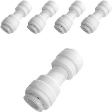 J-TECH 翔穩軍品 淨水器大師 淨水器配件 PUC 一字型軟管配件 6.35mm, 5個, 單一商品