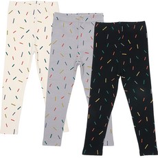 Rainbow Kids 兒童柔軟貼身羅紋內搭褲3件組