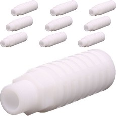 J-TECH 翔穩軍品 空壓機消音器 ST 白色 13.08 x 11.28 mm, 10個