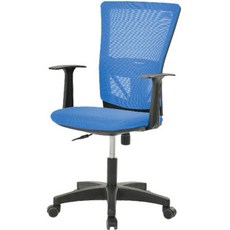 바른자세연구소 노마진세트 의자, 블랙 + 오션블루