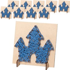 민화샵 할로윈 스트링아트 만들기 HDPWD02, 성(HDPWD0273), 10개