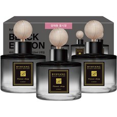 바이향 블랙에디션 카 디퓨저 120ml 본품, 양재동꽃시장, 3개