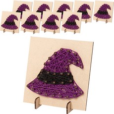 민화샵 할로윈 스트링아트 만들기 HDPWD02, 마녀모자(HDPWD0274), 10개