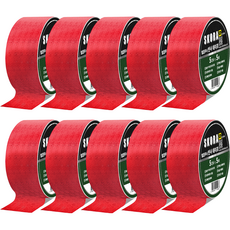 SKORA 夜光警示膠帶, 10捲, 紅色
