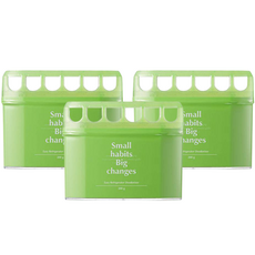 sosoeazy 簡易冰箱木炭除臭劑 正裝, 3個, 200g