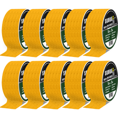 SKORA 夜光警示膠帶, 10捲, 黃色