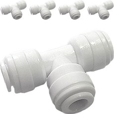 淨水器大師 淨水器接頭 PUT T字型軟管配件 6.35mm, 5個, 單一商品