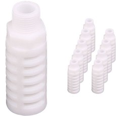 清溪INCO 消音器 33.27mm 空壓機用 白色, 10個