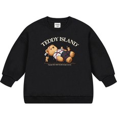 nykids 兒童款 Teddy Island 寬鬆版型大學T T083