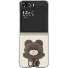 NUART Snap Bear 設計款透明手機硬殼